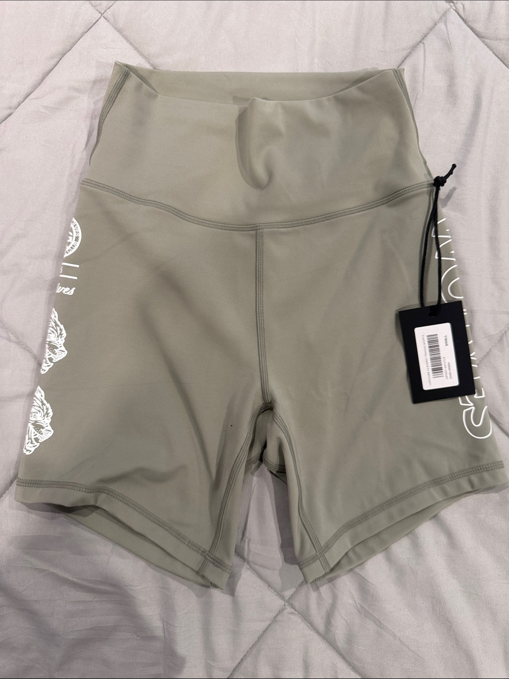 Darc Sport Performance Bike Shorts in Sage Green - Size S